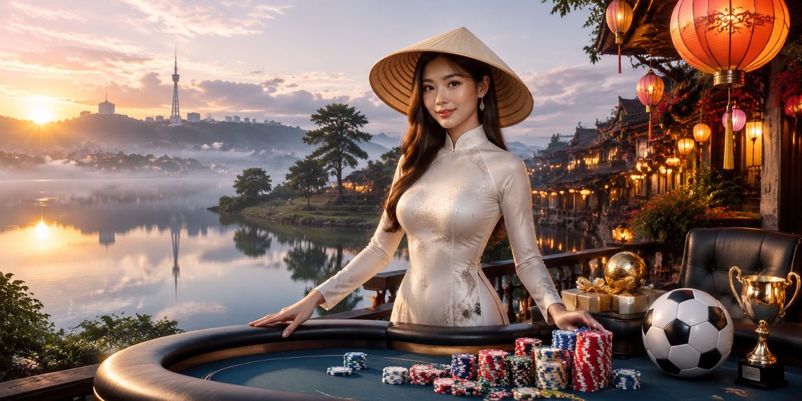 Khung cảnh cá cược bóng đá tại Hội An với người chơi tập trung